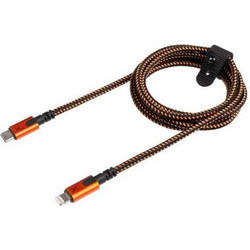 Xtorm CXX003 Braided USB-C to Lightning Cable 1.5m Black Orange
