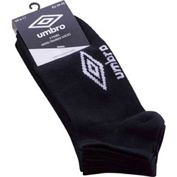 Umbro Ανδρικές Κάλτσες Κοντές Μαύρες 3Pack 183180-BLK