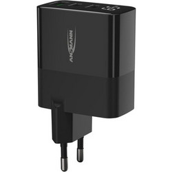 Ansmann HC365PD Φορτιστής χωρίς Καλώδιο με Θύρα USB-A & 2 Θύρες USB-C 65W Quick Charge 3.0 & Power Delivery