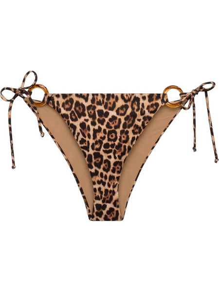 Minerva Bikini Slip Animal Print Καφέ 90-92745-353