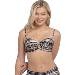Dorina Bikini Top Strapless Σοκολατί Λευκό FXBU0017MI010-BR0047
