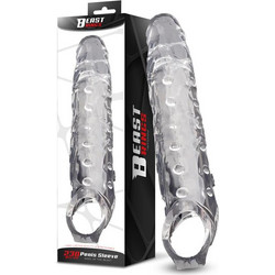IntoYou Beast Ring Κάλυμμα Επιμήκυνσης Πέους 23cm Clear BR-215