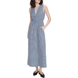 Grace & Mila Midi Καλοκαιρινό Καθημερινό Φόρεμα Navy Μπλε 145835