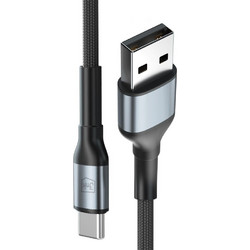 3mk Braided USB-A to USB-C 18W 2m Black 5903108680288