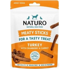 Naturo Meaty Sticks with Turkey, Cranberry & Carrot 70gr