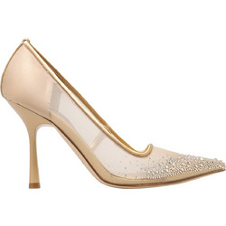 Nine West JAMIEYP2 Γόβες με Λεπτό Ψηλό Τακούνι & Στρας Nude 15-150