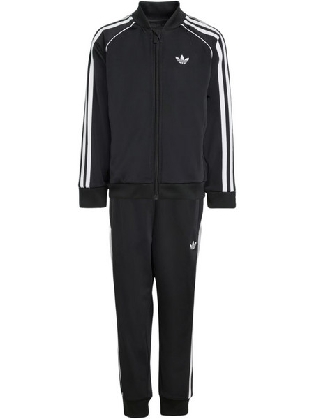 Adidas Παιδικό Σετ Φόρμας Μαύρο KD5741
