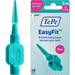 Tepe EasyFit Μεσοδόντια Βουρτσάκια Πράσινα 6τμχ