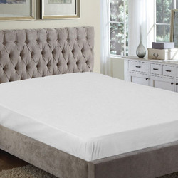 Isadore Lorraine Σεντόνι King Size με Λάστιχο 180x200+30 Λευκό