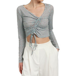 Toi & Moi Γυναικείο Χειμερινό Crop Top Πράσινο Mint 80-5508-122