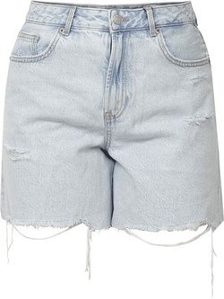 Vero Moda Γυναικείο Σορτς Τζιν Ψηλόμεσο Γαλάζιο 10342100