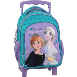 Gim Frozen Modern Magic Σχολική Τσάντα Τρόλεϊ Νηπιαγωγείου Τιρκουάζ 341-73072