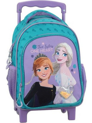 Gim Frozen Modern Magic Σχολική Τσάντα Τρόλεϊ Νηπιαγωγείου Τιρκουάζ 341-73072