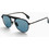Etnia Barcelona TOPOCK BKGM Ανδρικά Γυαλιά Ηλίου Aviator Μεταλλικά Μαύρα με Μπλε Φακό