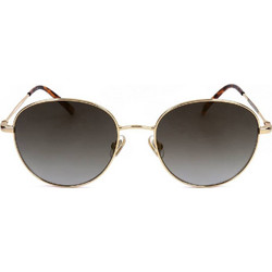 Safilo LINEA/T 17/S 06J Ανδρικά Γυαλιά Ηλίου Τετράγωνα Μεταλλικά Χρυσά με Μαύρο Φακό