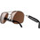 Blackview D1PRO-S Ανδρικά Γυαλιά Ηλίου Aviator Κοκάλινα Μαύρα με Καφέ Φακό