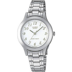 Casio Γυναικείο Ρολόι με Ασημί Μεταλλικό Μπρασελέ LTP-1128A-7B