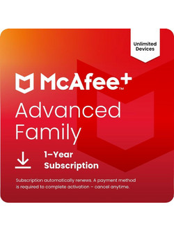 McAfee Advanced Family Security για 6 Συσκευές και 1 Έτος Χρήσης (Ηλεκτρονική Άδεια)