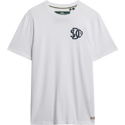 Superdry Ανδρικό Αθλητικό T-Shirt Λευκό M1012373A-01C