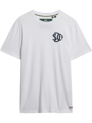 Superdry Ανδρικό Αθλητικό T-Shirt Λευκό M1012373A-01C