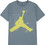 Jordan Παιδικό T-Shirt Κοντομάνικο Γκρι 95F634-E3G