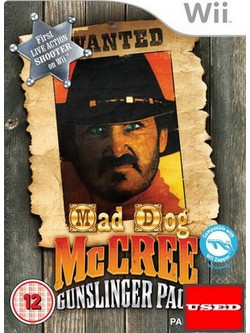 Mad Dog McCree Gunslinger Pack Used WII