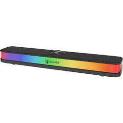 Sades Posevolt Ηχεία Υπολογιστή 2.0 10W με Bluetooth & RGB Φωτισμό Μαύρα