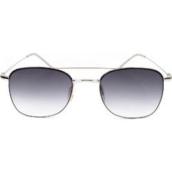 Safilo LINEA 01/S 0IH Ανδρικά Γυαλιά Ηλίου Τετράγωνα Μεταλλικά Ασημί με Μαύρο Degradee Φακό