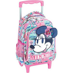 Gim Minnie Postcards Σχολική Τσάντα Τρόλεϊ Νηπιαγωγείου Πολύχρωμη 340-06072