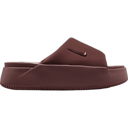 Nike Calm Elevatio Γυναικείες Παντόφλες Καλοκαιρινές Flatforms Ανατομικές Καφέ HJ5601-500
