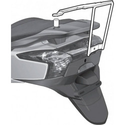 Shad Top Master Σχάρα Μηχανής για Kymco Downtown 125 '09-'15 / Super Dink 125 '09-'15
