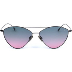 Eyepetizer Ambre C3 Γυναικεία Γυαλιά Ηλίου Aviator Μεταλλικά Ασημί με Μαύρο Φακό