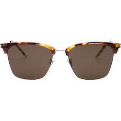 Saint Laurent SL340 004 Ανδρικά Γυαλιά Ηλίου Τετράγωνα Κοκάλινα Ταρταρούγα με Καφέ Φακό