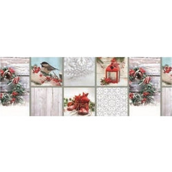 Ursus Cottage White Red Χαρτόνι Κολάζ Πολύχρωμο 50x68cm 187127277