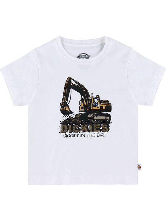 Dickies Παιδικό T-Shirt Κοντομάνικο Λευκό Μαύρο DK0A89FF-0WH