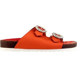 Nine West ILLWAIT7 Γυναικεία Σανδάλια με Στρας Πορτοκαλί 25032634-CB0