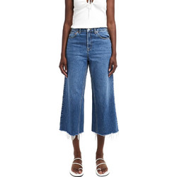 Topshop Ψηλόμεσο Γυναικείο Τζιν Παντελόνι Relaxed Εφαρμογή Μπλε 31000988