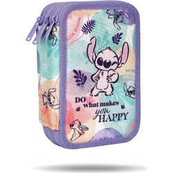 CoolPack Stitch Κασετίνα Γεμάτη με 3 Θήκες Πολύχρωμη F067885
