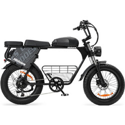 Velogreen B9 Plus Ηλεκτρικό Fat Bike 20" 250W με 7 Ταχύτητες και Δισκόφρενα Μαύρο
