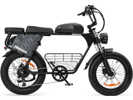 Velogreen B9 Plus Ηλεκτρικό Fat Bike 20" 250W με 7 Ταχύτητες και Δισκόφρενα Μαύρο