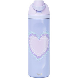 Yolo Heart Tie Dye Παιδικό Παγούρι Θερμός BPA Free Λιλά 700ml
