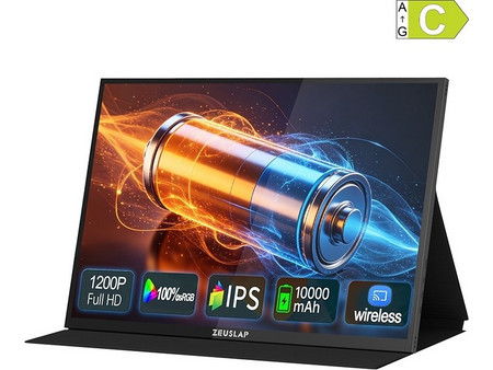 ZEUSLAP P16BT IPS Φορητό Monitor 16" 1920x1200 FHD 60Hz 4ms