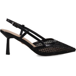 Migato Γόβες Slingback Δερμάτινες με Λεπτό Ψηλό Τακούνι Μαύρες 100045654-014