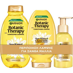 Garnier Botanic Therapy Sun-Kissed Chamomile Σετ Περιποίησης Μαλλιών Σαμπουάν 400ml + Conditioner 200ml + Serum 120ml