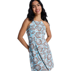 Roxy After Glow Mini Καλοκαιρινό Καθημερινό Φόρεμα Floral Γαλάζιο ERJWD03898-CME6