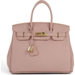 Passaggio Leather Γυναικεία Τσάντα Χειρός από Δερματίνη Ροζ 5727-KR-30