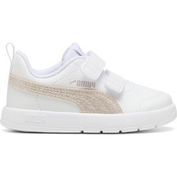 Puma Courtflex Παιδικά Sneakers Μπεζ 408382-01