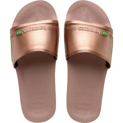 Havaianas Γυναικείες Παντόφλες Καλοκαιρινές Ανατομικές Αντιολισθητικές Κολυμβητηρίου Μπρονζέ 4142616-6459