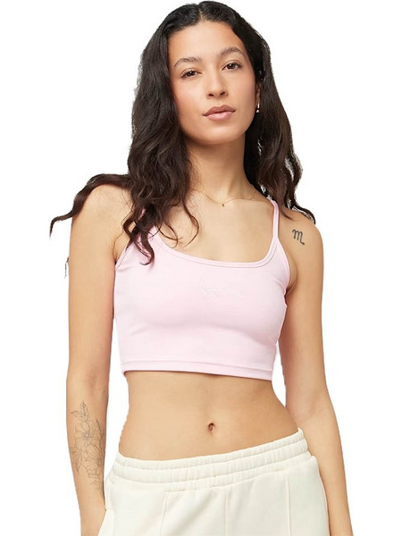 Karl Kani Γυναικείο Καλοκαιρινό Crop Top Ροζ KW-TP021-060-02