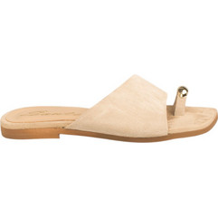 Sante Γυναικεία Σανδάλια Suede Μπεζ 26-284-63